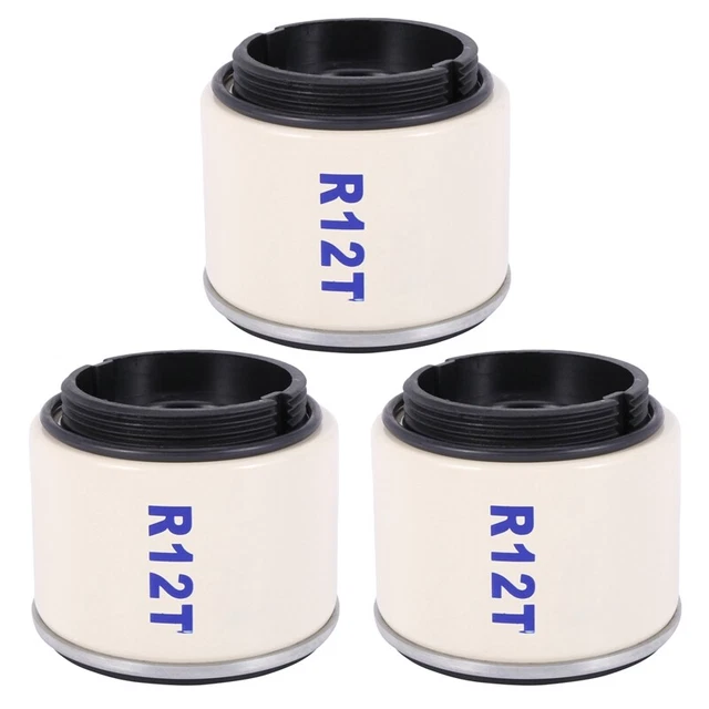 3X R12T Kraftstoff- / Wasser Abscheider  Motor für 40R 120AT S3240 NPT ZG1/4R9V1