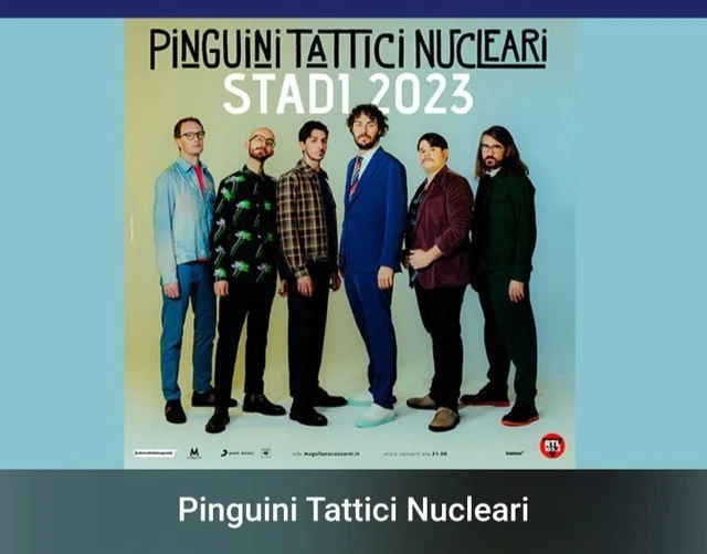 Biglietto Pinguino Tattici Nucleari a San Siro