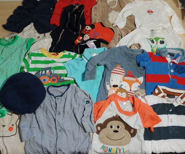 Baby Boys Age 3-6 Months Clothing Bundle Shorts Polo Shirts Sleepsuit Next Tommy