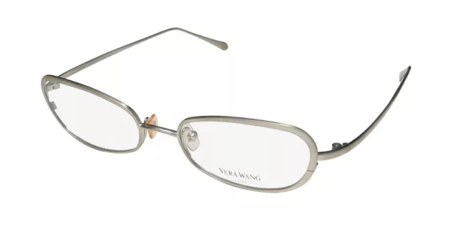 New Vera Wang Luxe Regal Glasses Japan Full-Rim Pm Metal 51-17-140 Womens Cat