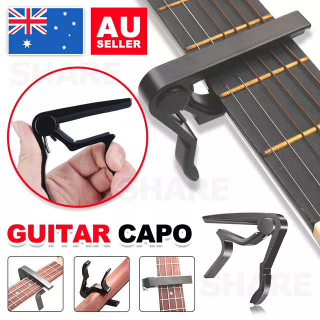 Premium Alloy Capo Quick Change Trigger Clamp for Guitar Banjo Ukulele Mandolin