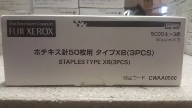 Xerox CWAA0500 Genuine Cartridge Staple Refills 50 Sheet D1-Finisher Box 3x5000