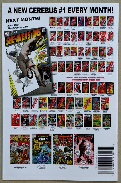 Cerebus In Hell? Presents #74 The Aversions #1 - Aardvark-Vanaheim - Dave Sim 2