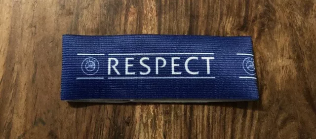 UEFA CHAMPIONS LEAGUE Respect Captains Armband Limited Edition. Blue. £ ...
