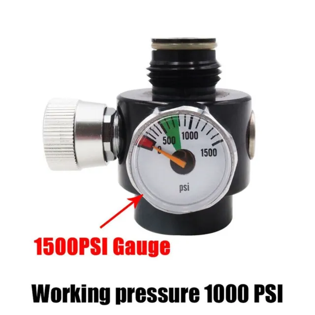 Adjustable Compressed Air-Regulator For PCP Paintball Tank-Cylinder