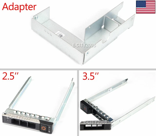 10PCS LFF X7K8W 3.5" HDD Tray Caddy For Dell R740xd C6420 R6415 R7415 R7425