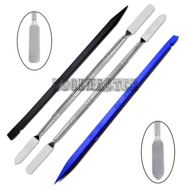 4 Pcs Metal & Plastic Spudger Set Repair Opening Pry For Tablet and Cell Phone