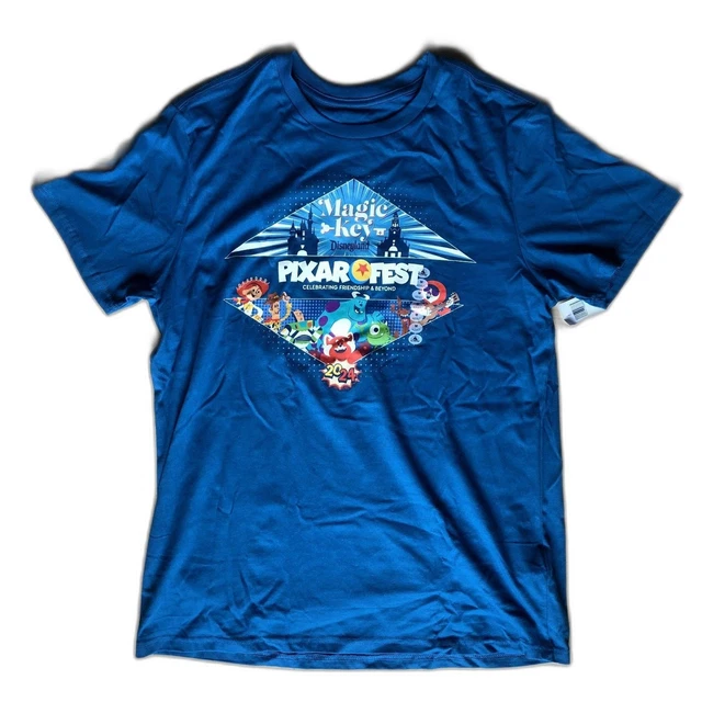 DISNEY DISNEYLAND MAGIC Key Pixar Fest 2024 tshirt Toy Story Cars
