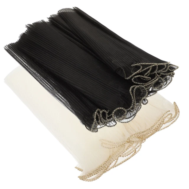 2 rollos de gasa delicada floral paquete decorativo hilo papel