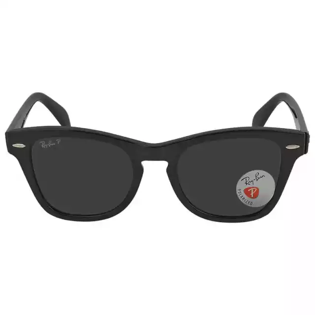 Ray Ban Polarized Black Square Unisex Sunglasses RB0707S 901/48 53