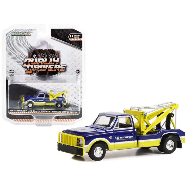 1967 Chevrolet C-30 Dually Wrecker Tow Truck "Michelin Service Center" Blue a...