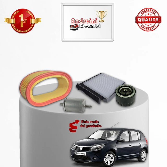 Kit Tagliando 4 Filtri Per Opel Corsa D 1.3 CDTI 55KW 75CV Dal 2007 | Filtri Olio, Aria, Carburante, Habitacolo