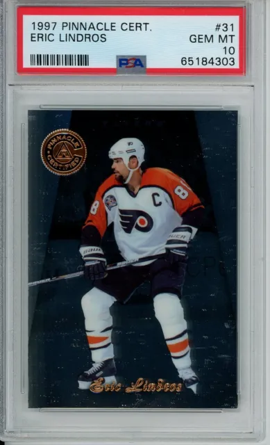 1995 NHL COOL TRADE #9 ERIC LINDROS FLYERS HOF POP 1 PSA 10 H3676039-174