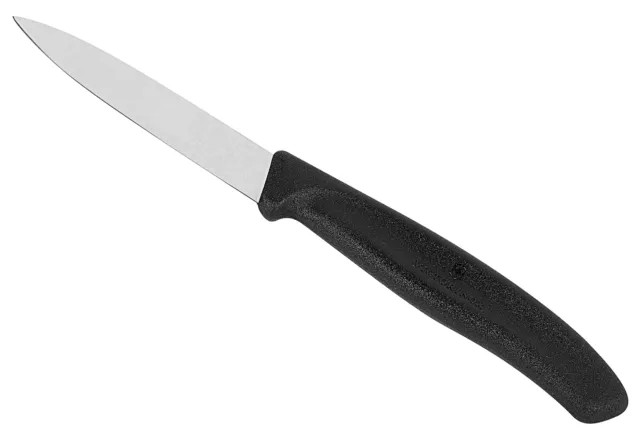 VICTORINOX Gemüsemesser schwarz 8cm Küchenmesser Swiss Classic Kochen Schneiden