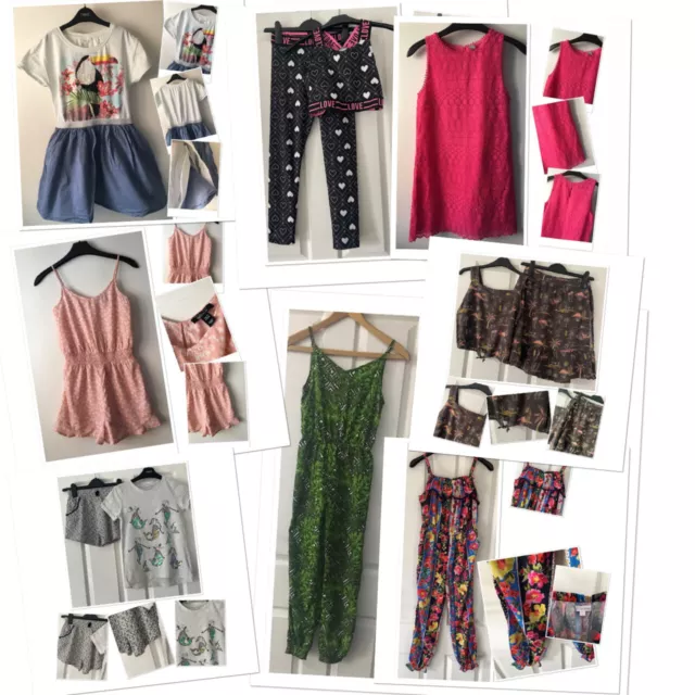 ragazze estate multi inserzione abiti playsuits 10-11 anni prossimi H&M Primark 3