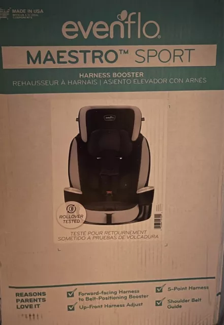 Evenflo Maestro Sport Harness Booster Car Seat  - Granite