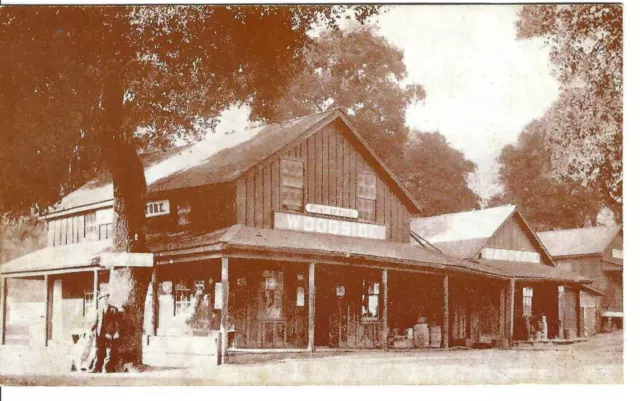 CO-241 CA Woodside Old Tripp Store and Post Office Chrome Postcard Exterior View