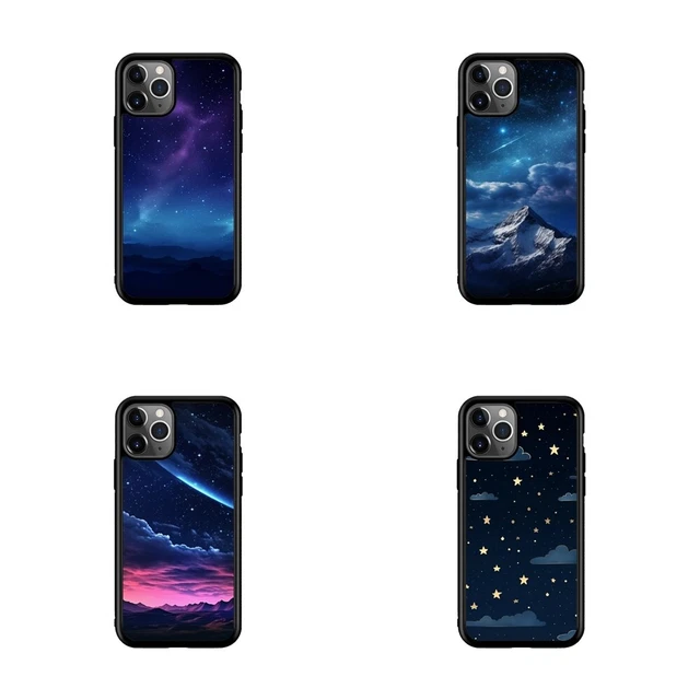 DEEPLY DARK NIGHT sky stars Funny Cases For iPhone 11 12 13 Pro Max
