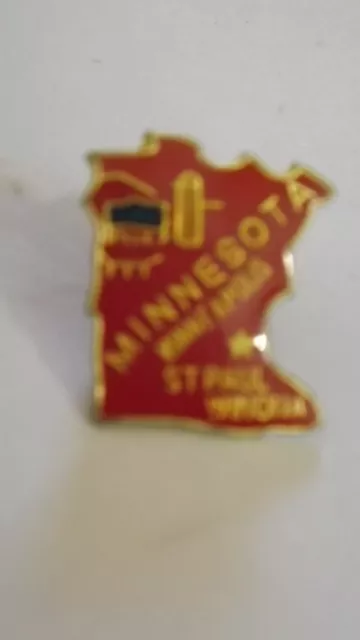 Minnesota "Minneapolis" "St Paul" "Winona" State  Lapel-Hat Pin