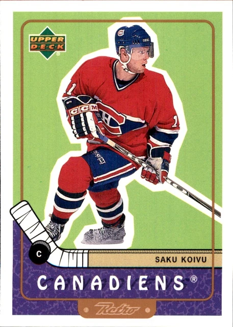 1999-00 Upper Deck Retro #41 Saku Koivu MONTREAL CANADIENS