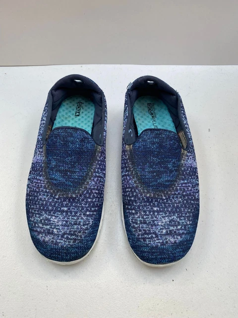 Skechers Goga Plus Go Walk 3 Womens Navy Blue Size 6.5M Slip On Comfort Sneakers Skechers Goga Plus Go Walk 3 Womens Navy Blue Size 6.5M Slip On Comfort Sneakers