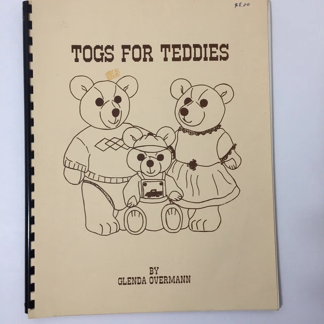 Libro de patrones de tejido a máquina de peluche Glenda Overmann