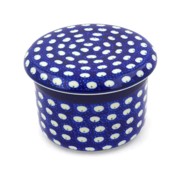 Polish Pottery French Butter Dish Ceramika Artystyczna Stepping Stones