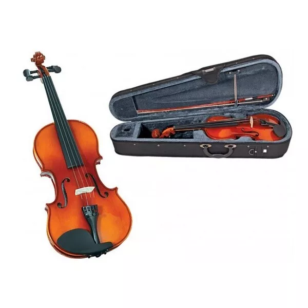 Valencia 1/2 Size Violin Beginner Student Level with Case Bow and Rosin 2