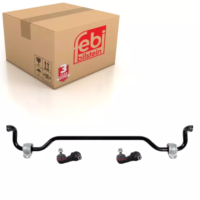 Rear Anti Roll Bar Kit Inc Bushes Drop Links Fits Audi A3 Seat Leon Febi 171387