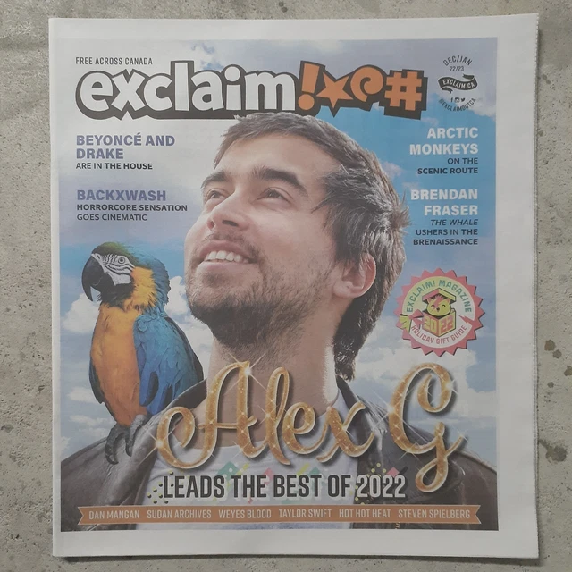 EXCLAIM! MAGAZINE ALEX G Arctic Monkeys Brendan Fraser Weyes Blood ...