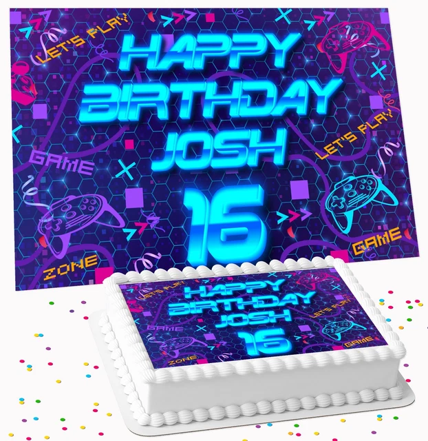 Dartboard Darts Happy Birthday Personalised Icing UK | Ubuy