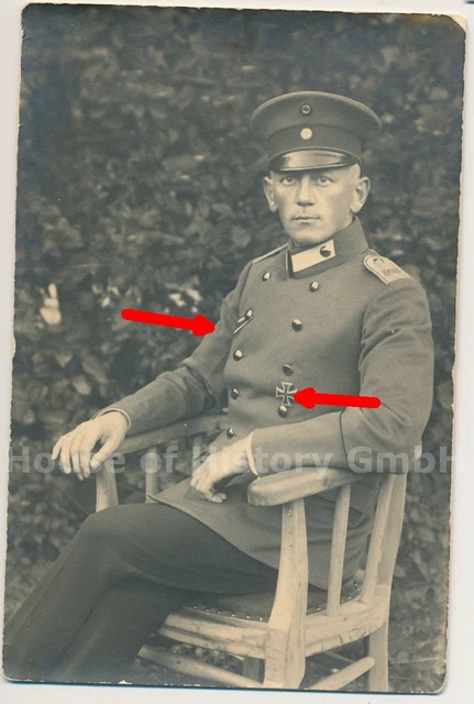 121568, Portraitfoto Leutnants Infanterie Regiment 163, IR 163, Eisernes Kreuz 1
