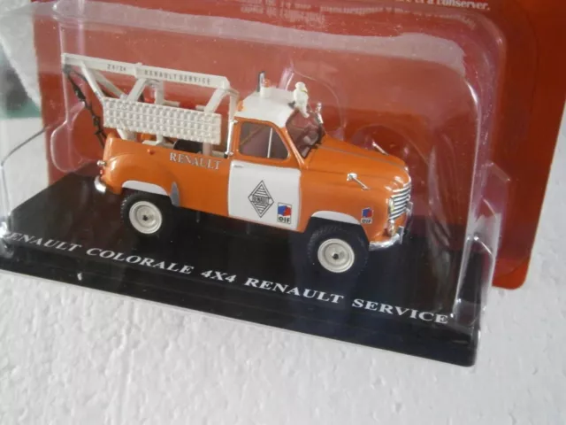 Voiture Miniature Renault Colorale 4X4 Depanneuse Service Ixo Hachette 1/43