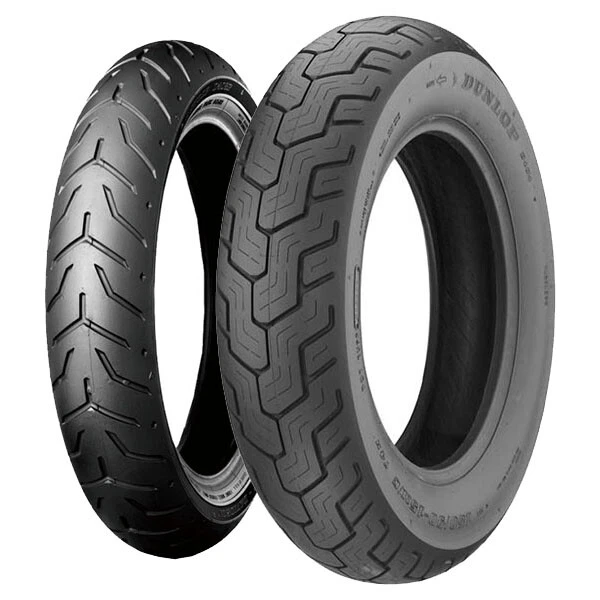 Set De Pneus Dunlop 130/60-19 61H D408 + 140/90-15 70H D404
