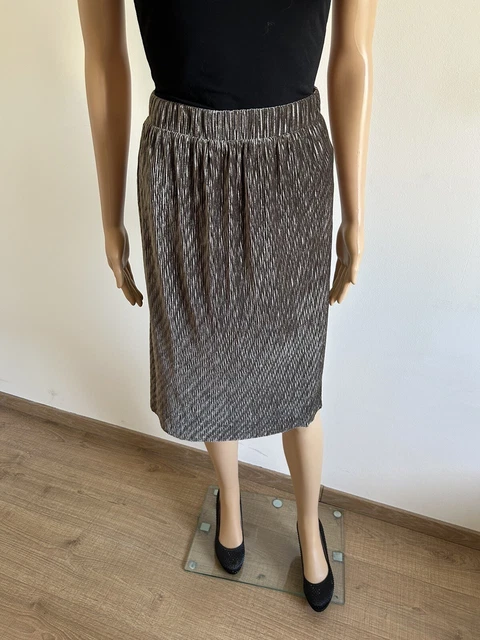 Jupe Longue Plissée Vert émeraude Allen & Jo - Taille 38/40 (M) - Occasion Parfait état