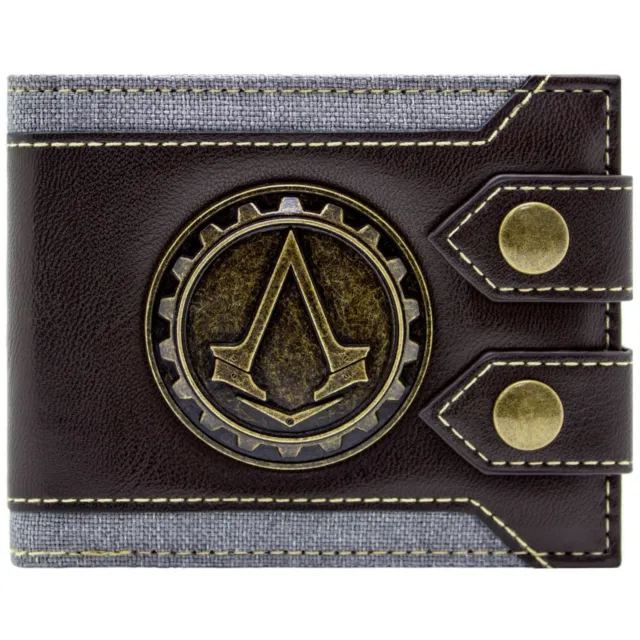 Portafoglio carta d'identità marrone emblema Assassin's Creed Syndicate London