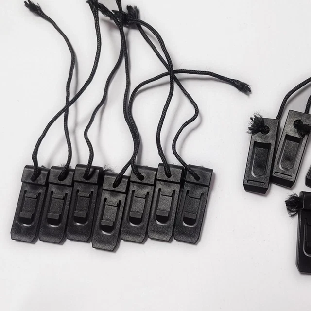 HoveeLuty Lot De 5 Clips Pour Ailerons De Paddle En PVC – Avec Corde, Léger, Compatible Surf Et Paddle