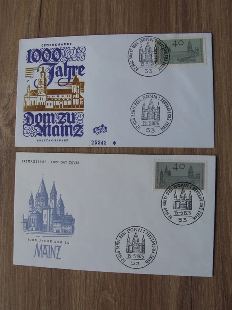 BRD/FDC 1975, 1000 Jahre Dom zu Mainz