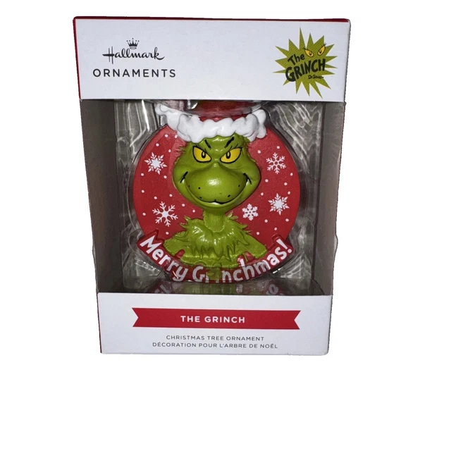 Hallmark Dr. Seuss - Set di 4 decorazioni natalizie How the Grinch rubato Christmas