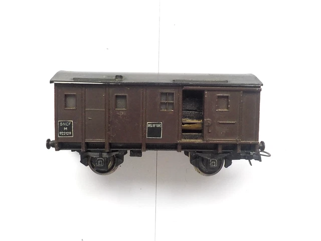 JOUEF WAGON DE Marchandises SNCF Vert 2 Portes Fonctionnelles Vintage