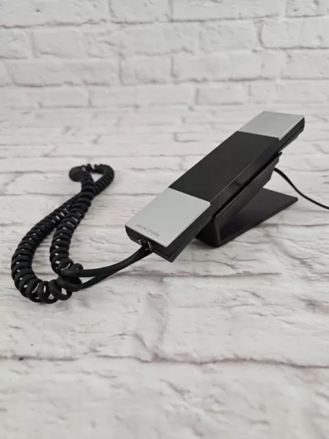 Jacob Jensen T-1 Home Phone Telephone designed by Bang & Olufsen Black Silver 2