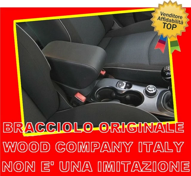 BRACCIOLO Fiat 500X ecopelle nero NO VITI A VISTA 500x SUPERPROMO regolabile