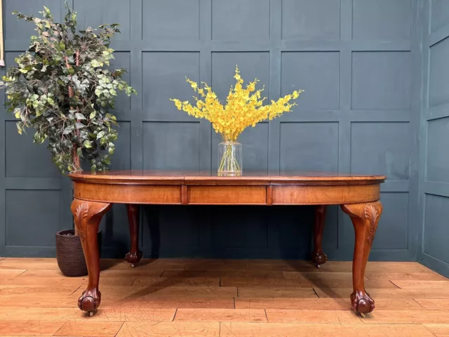 Antique Victorian Mahogany Wind Out Dining Table /Extending Table /Kitchen Table