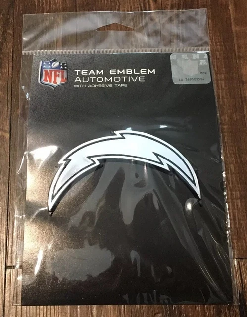 NFL San Diego Los Angeles LA Chargers Chrome Auto Car Truck Emblem Sticker Decal