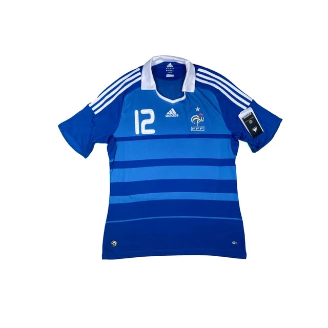 Maillot Equipe De France Domicile 2010-2011 – N°7 Ribéry – Adidas – Taille S