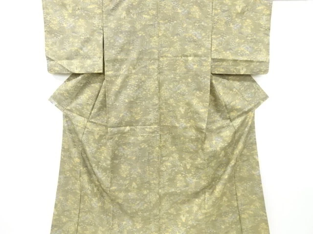 6569395: Japanese Kimono / Vintage Omeshi Kimono / Nishijin-Ori / Woven Abstract