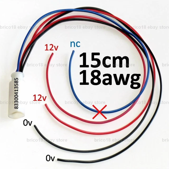 BMW Câble Accessoire 83300413585 15cm/18awg/4f - R1200 S1000 GS RS RT S1000 XR F