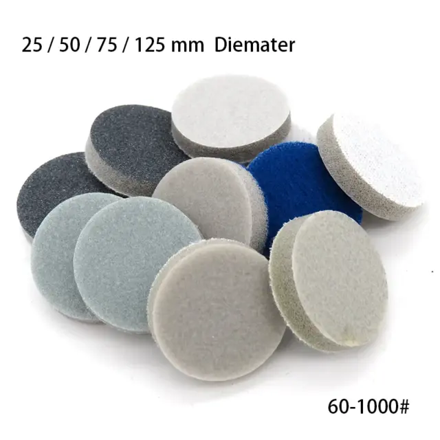 1/2/3/5 in Sanding Disc Hook/Loop Dry Abrasive Sander Pad 60-1000Grit Sand Paper