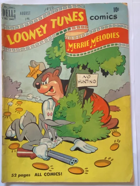 LOONEY TUNES #106  Golden Age Dell  Comics 1950  VG