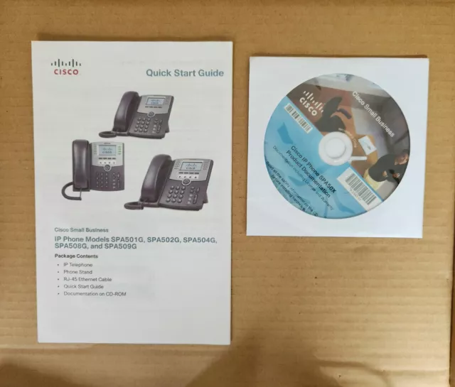 Cisco Small Business VOIP Phone SPA504G-TLS SPA504G SPA 504G New 3